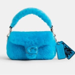 COACH The Lil Nas X Drop Tabby in Montero Blue Shearling